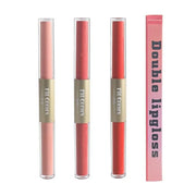 Double-end 2-in-1 Matte & Shimmery Lip Gloss Set, 3 PCS/Set (Set A, 3pcs) - Product Image
