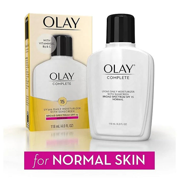 Olay Complete All Day Moisturizer with Broad Spectrum SPF 15 Normal, 4 Fl Oz (Pack of 1) - Product Image