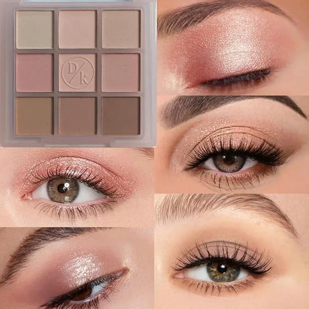 Eyeshadow Palette Makeup- 9 Colors matte nude naked Eyeshadow Palette Matte Korean Natural Eye Shadow palettes Highly Pigm...