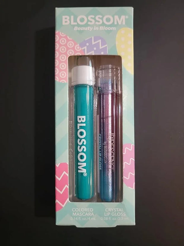 Blossom Liquid Volumizing Water Resistant Color Mascara, Iridescence Watermelon Flavored Glitter Shimmer Sparkle Crystal L...