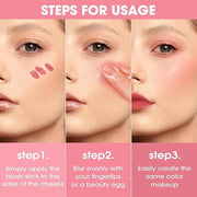 Jolilab Liquid Blush - High Pigment, Long - Lasting, Buildable Color for a Natural Glow（03#） - Product Image