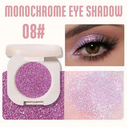 Pressed Single Glittler Eyeshadow Palette, Purple Glitter eyeshadow For Old Women, Pigmented Waterproof Sombras Para Ojos,...