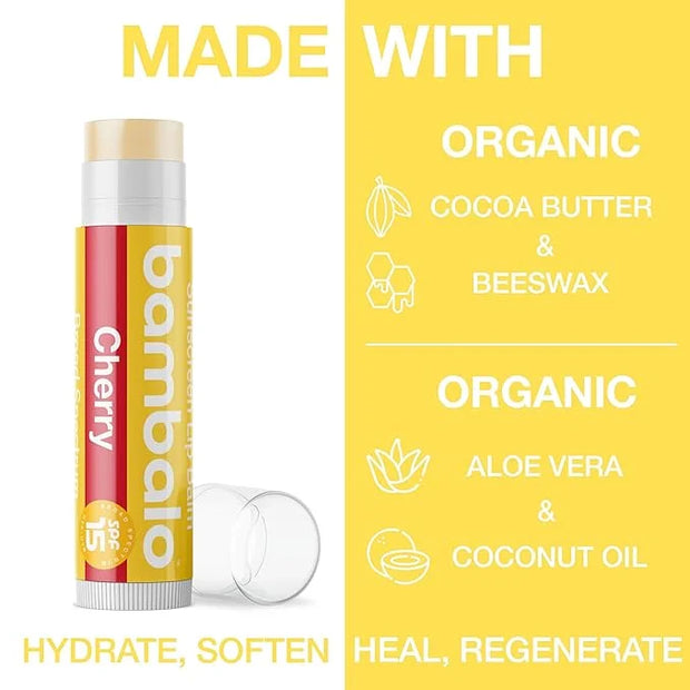 4-Pack Cherry SPF 15 Lip Balm