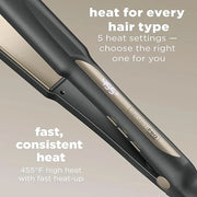 INFINITIPRO BY CONAIR Tourmaline Ceramic Flat Iron, 1 1/4-inch Digital Hair Straightener - Product Image