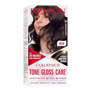 Revlon ColorSilk Tone + Gloss + Care Demi Permanent Hair Color, Dye Kit with Leave-In Scalp and Haircare Serum, 2x Shinier...