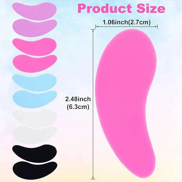 PAGOW 5 Pairs Reusable Under Eye Patches, Silicone Eye Patches, Eye Wrinkle Patches, Under Eye Mask Patches for Skin Care ...