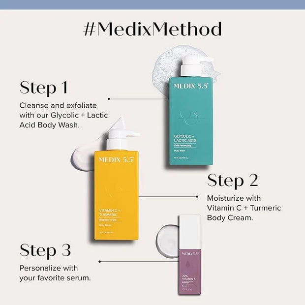 Medix 5.5 Vitamin C Cream Brightening Body Lotion & Face Moisturizer | Anti Aging Vitamin C Lotion For Women & Men Helps S...