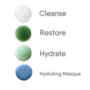 BioClarity 3-Step Essentials Skin Care Routine with Hydrating Mask for Normal and Oily Skin Types | Cleanse, Restore, Mois...