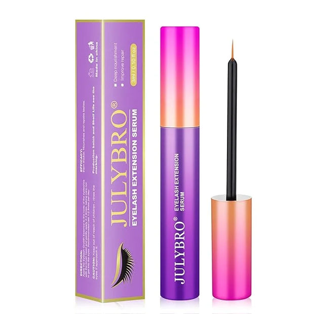 Eyelash Growth Serum(3ML), Eyelash Extension Serum with Natural Ingredients for Eyelash and Eyebrow, Thicker, Healthier an...