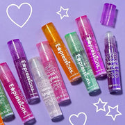 Expressions 12pc Roll On Lip Gloss Set with Carrying Case, 12-Piece Glossy Lip Makeup - Assorted Fruity Flavors, Non Toxic...