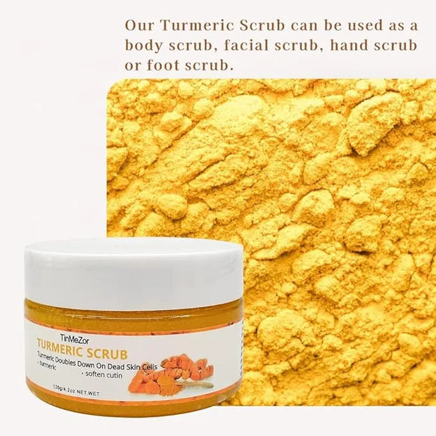 Turmeric Facial Cleanser,Turmeric Soap And Turmeric Face Scrub Three Piece Set for Face & Body,Turmeric Face Wash,Turmeric...