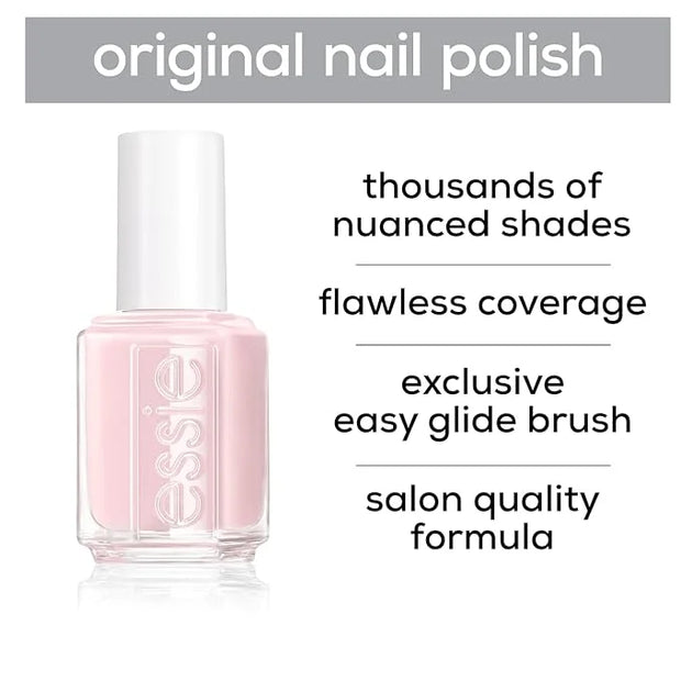 essie Nail Polish, Glossy Shine Sheer White, Marshmallow, 0.46 Ounce (Pack of 2) - Product Image