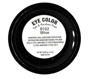 Wine Deep Purple Red Shimmer Pressed Powder Single Vegan Eyeshadow; Talc, Paraben & Cruelty Free - Product Image