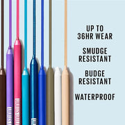 Maybelline Tattoo Studio Sharpenable Gel Pencil Waterproof Eyeliner, Long-Lasting Eyeliner With Smooth Gel Pigments For Up...