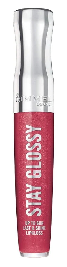 Rimmel Stay Glossy Lip Gloss - Non-Sticky and Lightweight Formula for Lip Color and Shine - 500 Rulebreaker, .18oz - Produ...