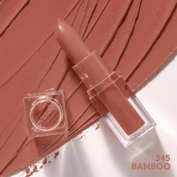 COVERGIRL Clean Lip Color, Bamboo, Satin Finish, Squalane, Avocado & Aloe, Carmine-Free, Non-Drying, 0.12oz - Product Image