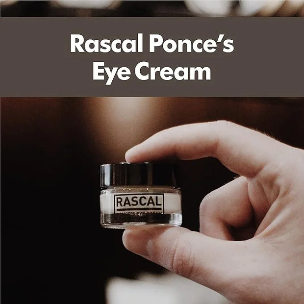 Rascal Ponce's Eye Cream | Under Eye Cream Dark Circle Remover for Men - Made with ginkgo Biloba Leaf Extract Macadamia Se...