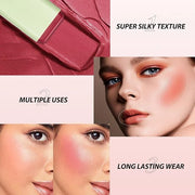 Blush Stick for Cheeks - Cream Makeup Blush Wand, Solid Moisturizer Stick for Cheeks Tint, Natural Blendable Waterproof Ko...