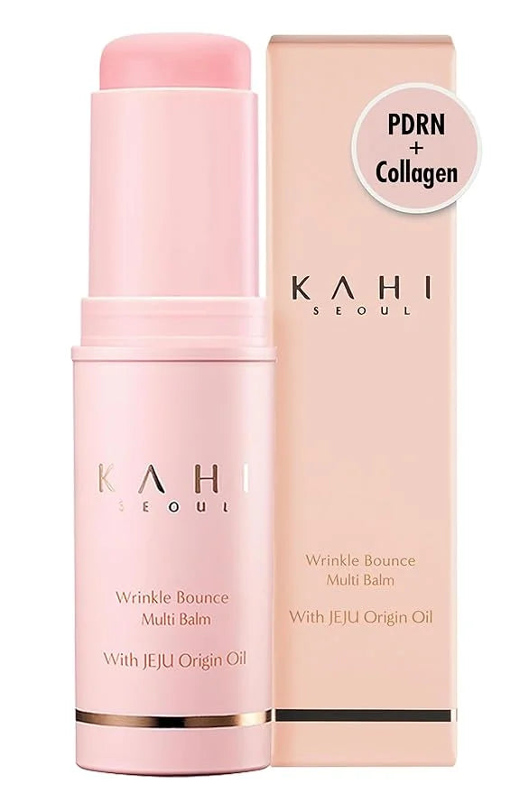 KAHI Wrinkle Bounce Multi Balm Stick | PDRN Collagen Wrinkle Stick | Korean Skin Care |All-in-One Hydrating Lip Balm Eye C...