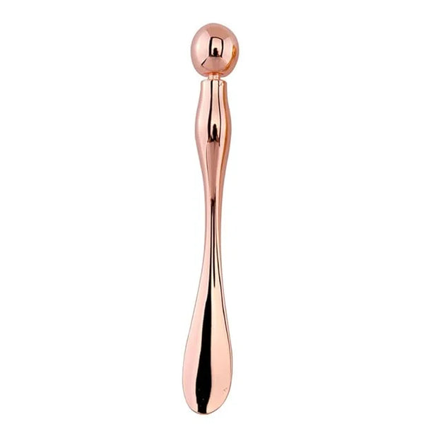 WOIWO 1 PCS Metal Cosmetics Dipping Spoon Cream Shovel Spoon Beauty Mask Small Spoon Eye Cream Stick (rose gold) - Product...