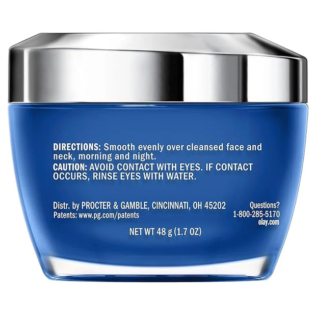 Olay Hyaluronic Acid Face Moisturizer, Instant Hydration for Women, Fragrance-Free - Dry Skin Solution, Glowing, Smoothing...