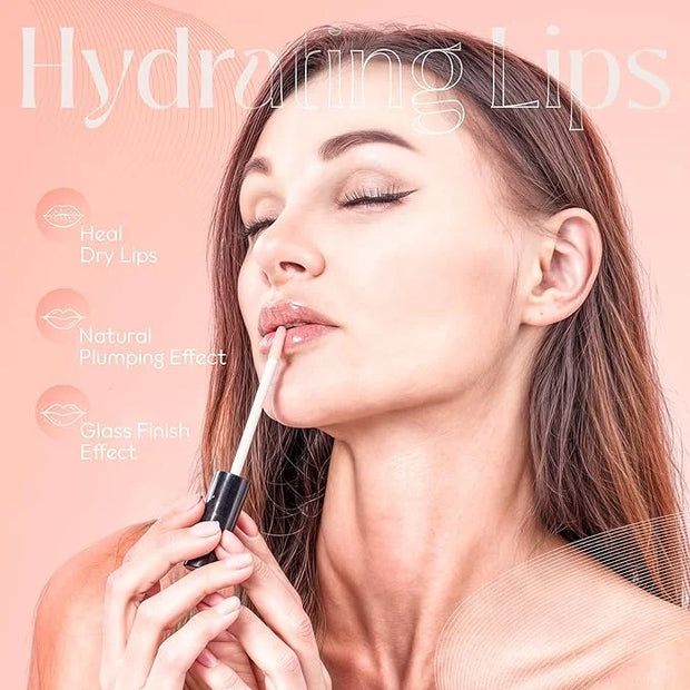 SMONRIS Moisturizing Shiny Lip glosses to Heal Dry Lips for Long Lasting Hydration – High Shine Cruelty Free Non-Sticky Li...