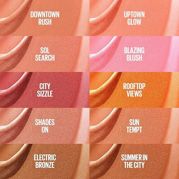 Maybelline Sunkisser Multi-Use Liquid Blush and Bronzer, Blendable, Longwear, Glowy Make Up, Blazing Blush, 1 Count - Prod...