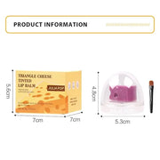 AKARY Cheese Shaped Tinted Lip Balm, 0.28oz