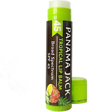 Panama Jack Sunscreen Lip Balm - SPF 45, Flavor Pack, Broad Spectrum UVA-UVB Sunscreen Protection, Prevents & Soothes Dry,...