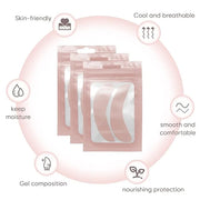 Libeauty Reusable Lash Extension eye pads 3 pairs Eyelash Lift/T-int Under Eye Gel Silicone Pads Patches Kit Soft and Skin...
