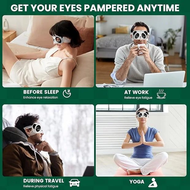 Steam Eye Mask for Dry Eyes, 20 Packs Warm Eye Mask, Disposable SPA Heated Eye Masks Sleep Mask for Dark Circles & Puffine...