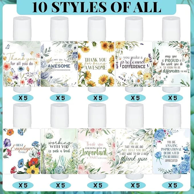 50 Pcs Inspirational Gifts Lip Balms Styles