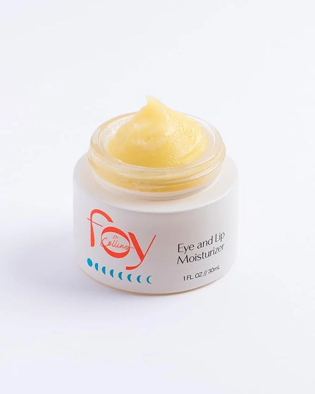 foy Illuminate+Smooth Eye and Lip Moisturizer - Luxurious Hydration and Anti-Aging Treatment with Hyaluronic Acid, Jojoba ...