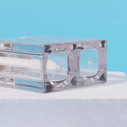 COSIDEA 20pcs 5ml Square empty lip gloss tubes bulk with wand unique rectangular lipgloss tube with round cap - Product Image