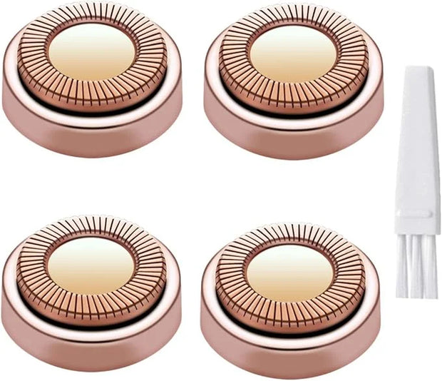 Facial Hair Remover Replacement Heads for Generation 1 Finishing Touch Flawless Facial Hair Removal Tool for Women,18K Gol...