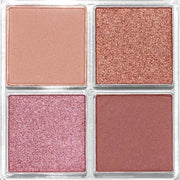 Palladio Eyeshadow Quads, Velvety Pigmented Blendable Matte, Metallic & Shimmer Finishes, Creamy Formula, Four Way Quad Ey...