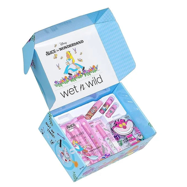 wet n wild Alice in Wonderland PR Box - Makeup Set with Versatile Brushes, Buildable & Blendable Palettes, Vibrant Colors,...