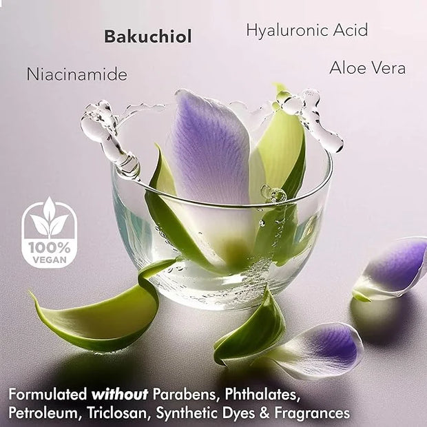 Anti Aging Face Moisturizer for Women - Made with Natural & Organic Ingredients Bakuchiol, Retinol Alternative, Hydrating ...