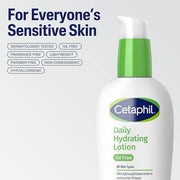 Cetaphil Daily Hydrating Lotion for Face, With Hyaluronic Acid, 3 fl oz, Lasting 24 Hour Hydration, for Combination Skin, ...