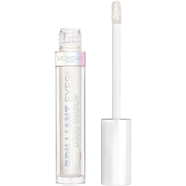 L'Oreal Paris Brilliant Eyes Shimmer Liquid Eye Shadow, Longwearing Lasting Shimmer, Crease Resistant, Flake-Proof, Precis...