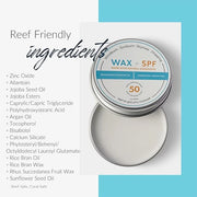 Reef Safe Sunscreen SPF 50 Mineral Face Balm, Hawaii & Mexico Approved, Biodegradable, Zinc, Allantoin, Oxybenzone & Octin...