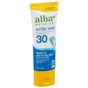 Alba Botanica Sunscreen for Face and Body, While Wet Sunscreen Lotion, Broad Spectrum SPF 30, Water Resistant Sunscreen fo...
