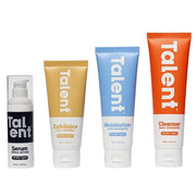 Talent Complete Skincare Set for Men – 90 Day Supply, Korean Skincare, EWG Verified, Fragrance-Free Cleanser, Exfoliator, ...