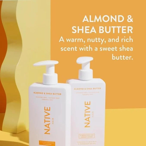 Native Shampoo and Conditioner Contain Naturally Derived Ingredients| All Hair Type Color & Treated, Fine to Dry Damaged, ...
