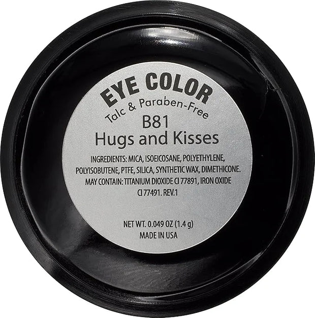 Hugs and Kisses Shimmering Muted Baby Cool Toned Pink Satin Pressed Powder Single Vegan Eyeshadow; Talc, Paraben & Cruelty...