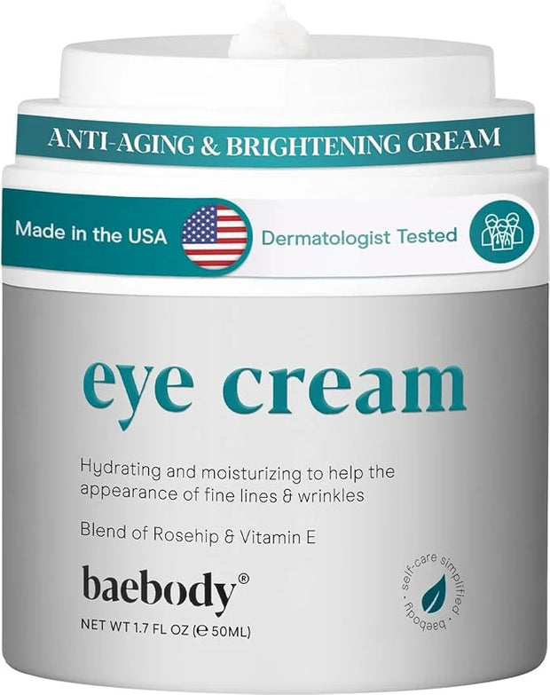 Baebody Critically Acclaimed Eye Cream - Anti Aging Under Eye Cream for Dark Circles - Nourishing Eye Cream for Puffiness ...