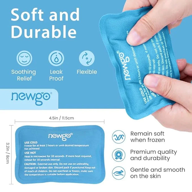 NEWGO Bundle of Cold Gel Eye Mask and Mini Ice Pack - Product Image