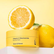 Vitamin C Niacinamide Eye Patches: Brightening & Glowing Under Eye Mask with Tranexamic Acid Caffeine Hyaluronic Acid - Ko...