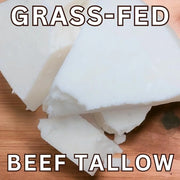 Beef Tallow for Skin Care, Face, Hands - Natural Moisturizer - Whipped - Organic Grass-Fed Beef Fat - Vitamins A, D, E, K ...