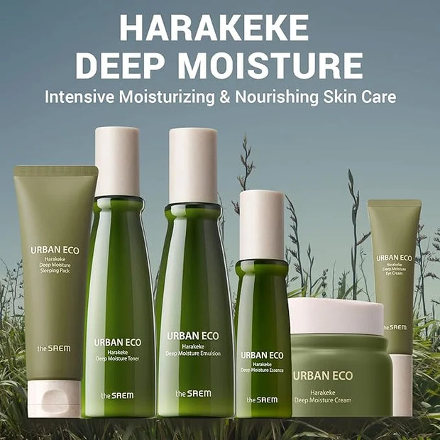 THESAEM Urban Eco Harakeke Deep Moisture Eye Cream 1.01oz. - Vegan Under Eye Cream with Harakeke Root Extract - Calms Puff...